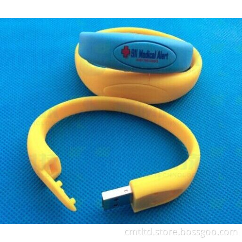 Promotional Gift Wristband Custom USB Flash Drive (SYY002)